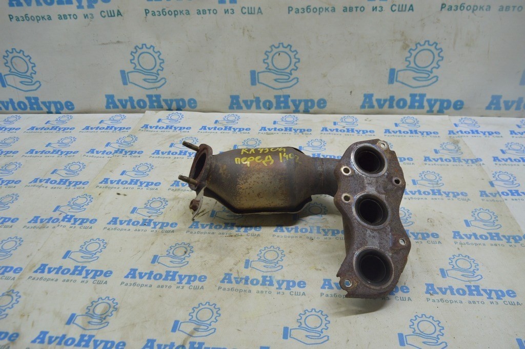 Коллектор выпускной передний с катализатором Lexus RX450h 10-15 (02)
