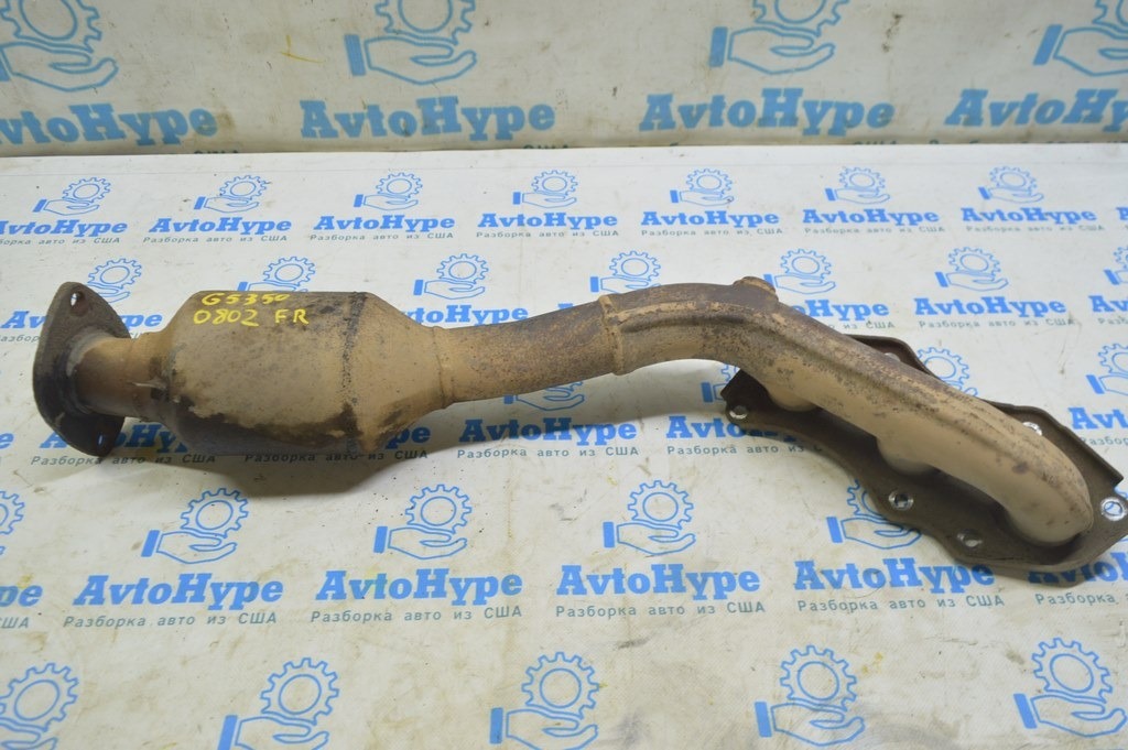 Коллектор выпускной правый с катализатором Lexus GS350 07-11 AWD (02)