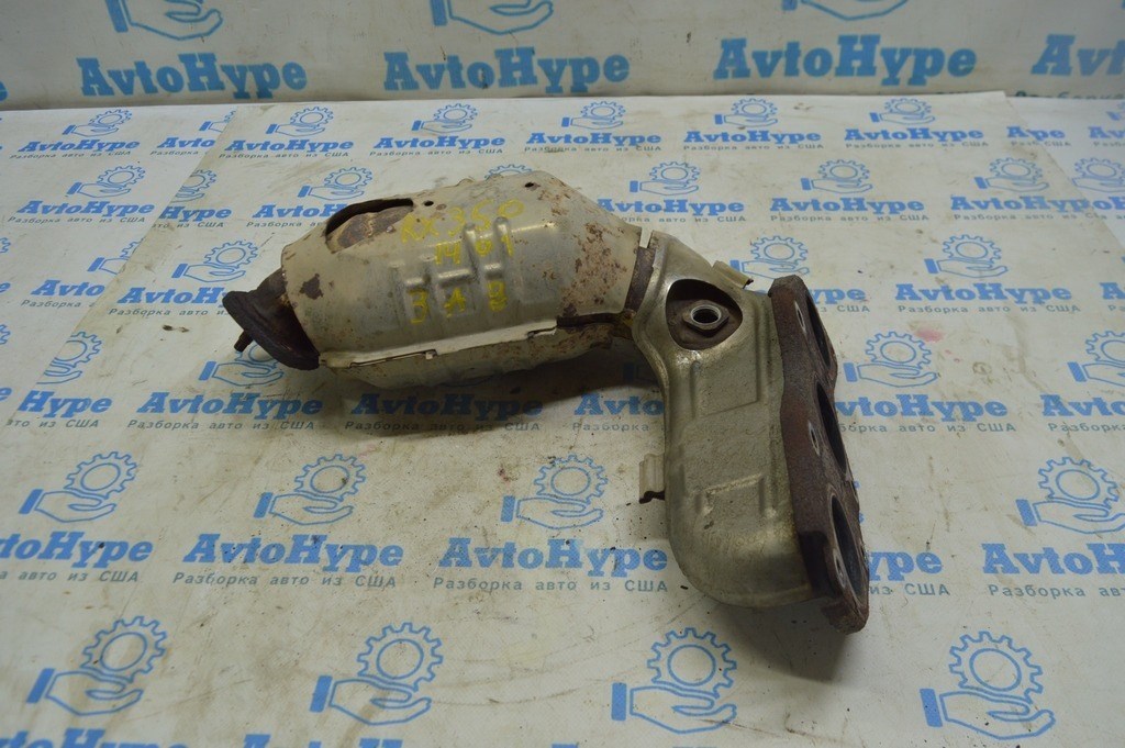 Коллектор выпускной задний с катализатором Lexus RX350 10-15 (01)