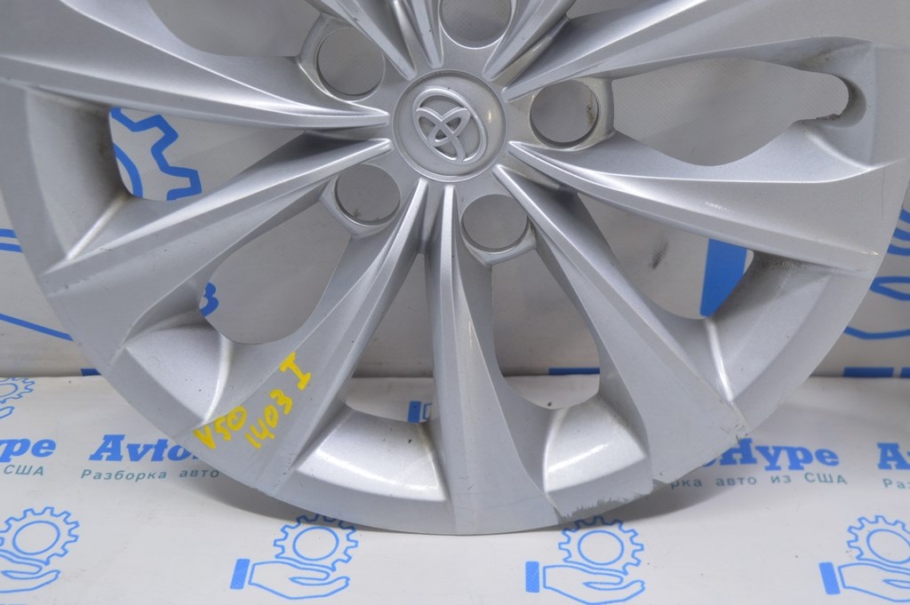 Колпак колесный R16 (5*114.3) Toyota Camry v50 usa\euro (03) 1 треснут — фото 4