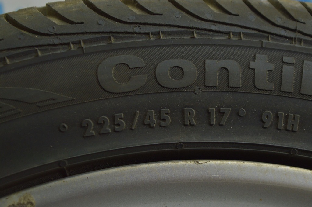 Комплект дисков 4шт 17X7.5 Audi A3 8V 15-20 с резиной 225/45/17 7.5mm 21год (01) — фото 2