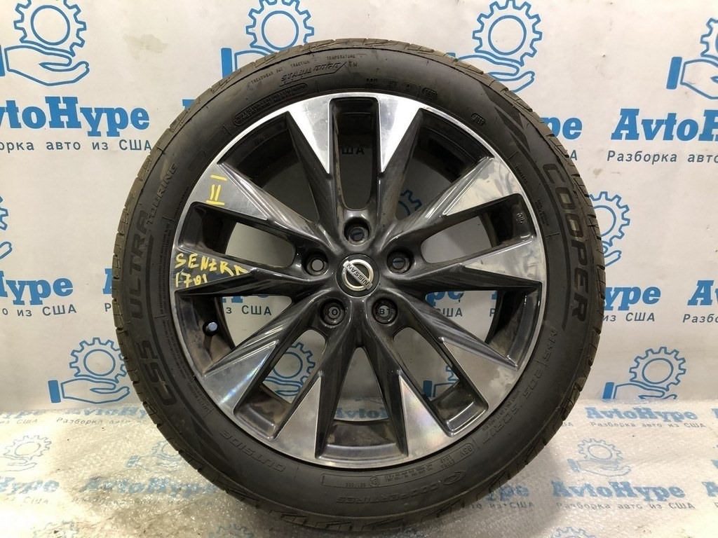 Комплект дисков R17 4шт 5x130 Nissan Sentra 15-19 10/10 только комплектом — фото 3