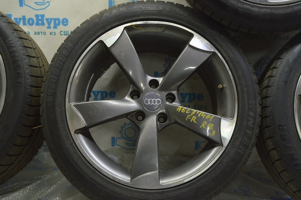 Комплект дисков R18 4шт 2диска хорошие,1 варился,1 нужно катать 8J китай Audi A6 C7 12-18 — фото 4
