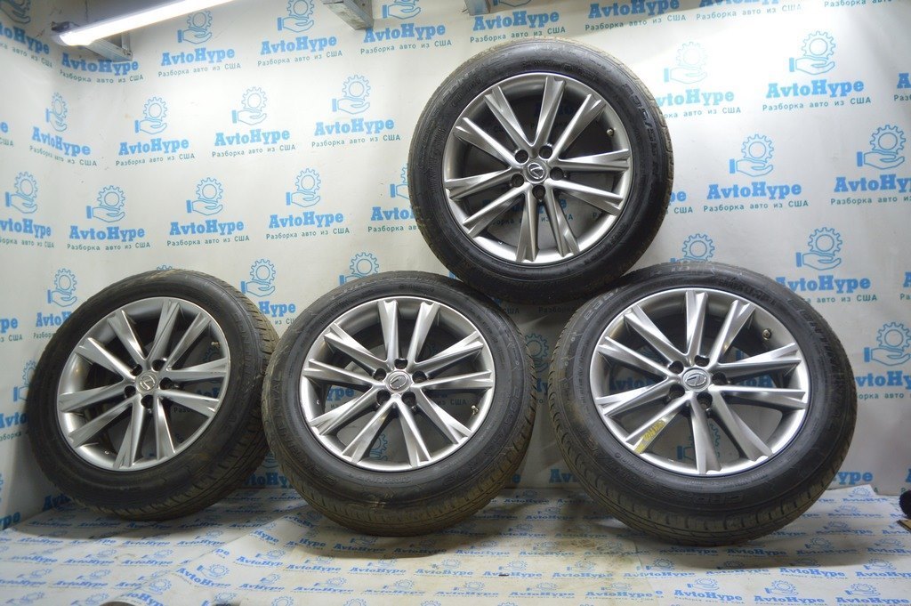 Комплект дисков R19 Lexus RX350 RX450h 10-15 F-SPORT c резиной Continental и датчик (02)
