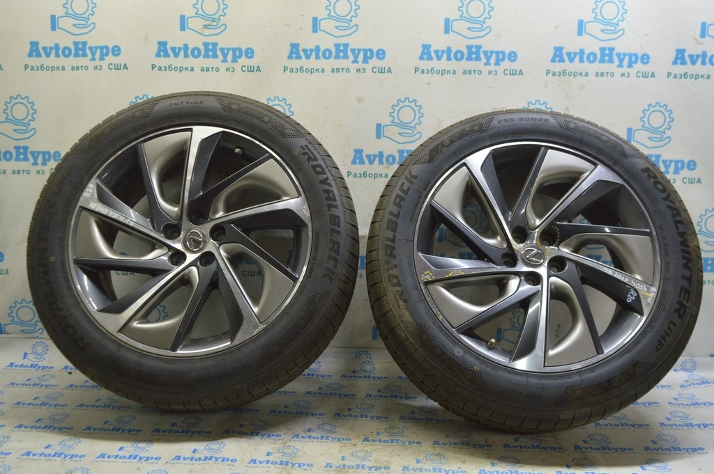 Комплект дисков r20 8J 5x114.3 et 30 Lexus RX350 RX450h 16-22 В сборе с резиной (01) 255/50/20