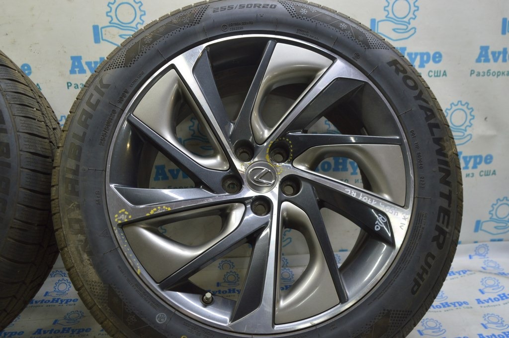 Комплект дисков r20 8J 5x114.3 et 30 Lexus RX350 RX450h 16-22 В сборе с резиной (01) 255/50/20 — фото 3