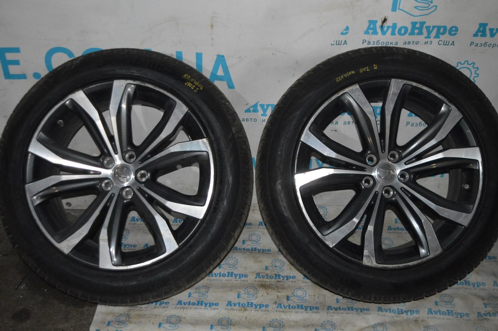 Комплект дисков R20*8J Lexus RX350 RX450h 16-22 легкая бордюрка с резиной (01) 255/50/20 — фото 2