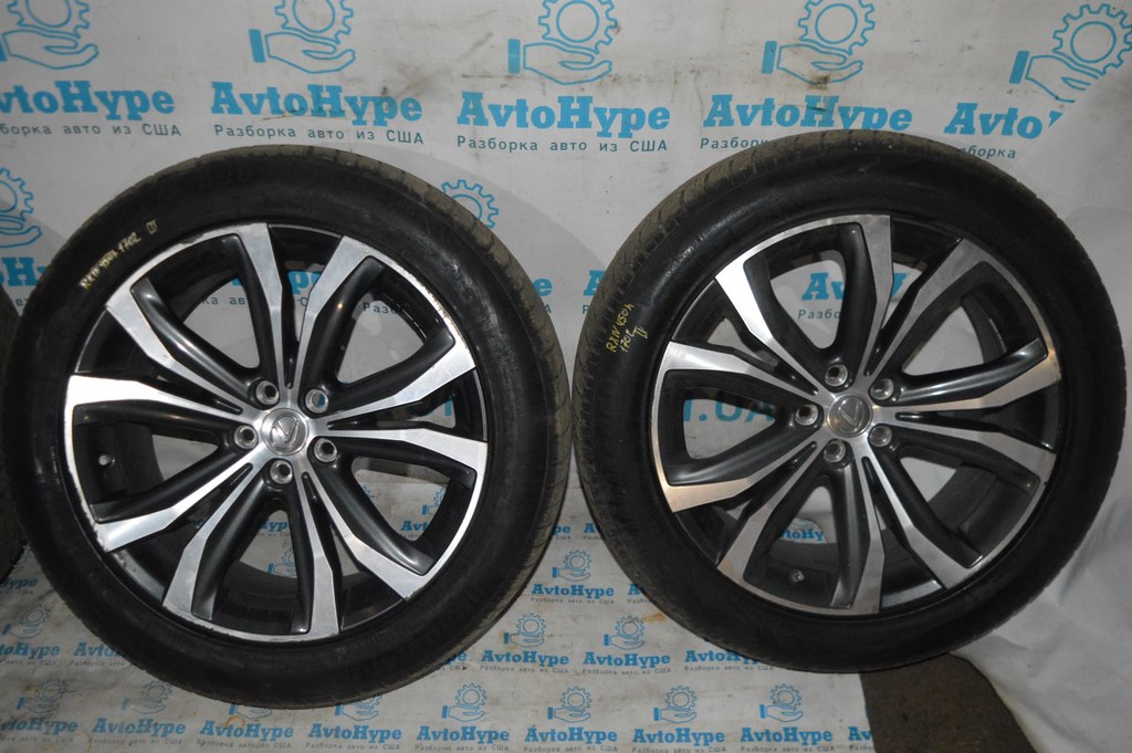 Комплект дисков R20*8J Lexus RX350 RX450h 16-22 легкая бордюрка с резиной (01) 255/50/20 — фото 3
