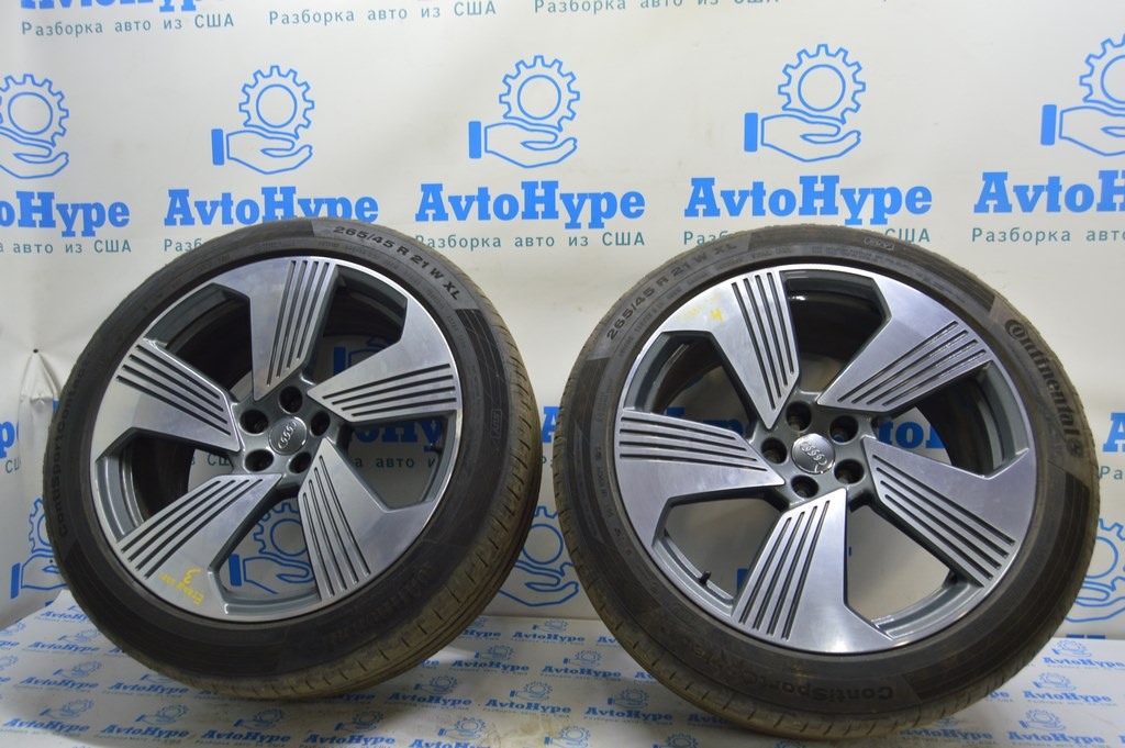 Комплект дисков R21x9.5J ET36 Audi E-Tron (Q8) GEN 18- (01) (с резиной 1250$) — фото 2