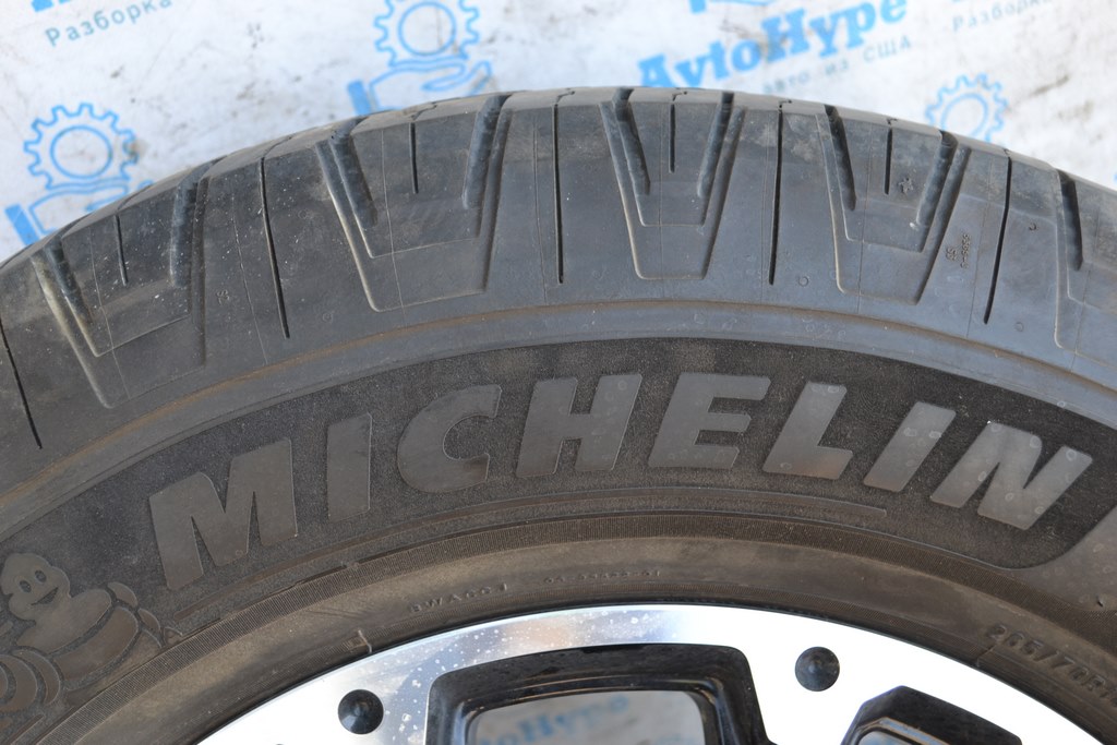 Комплект дисков с резиной 265/70 R18x7.5J Toyota Tundra 22- Michelin LTX Trail 04/23год (01) — фото 2
