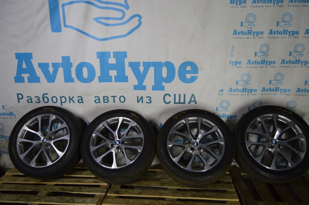 Комплект дисков с резиной и датчиками R20 x 9J H2 BMW X5 G05 19-23 (01) новая резина