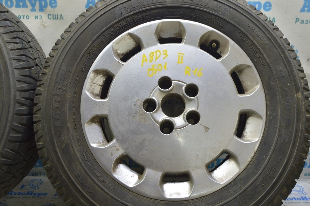 Комплект дисков с резиной R16x7.5j ET40 5x112 Audi A8 D3 03-09 (01) зима