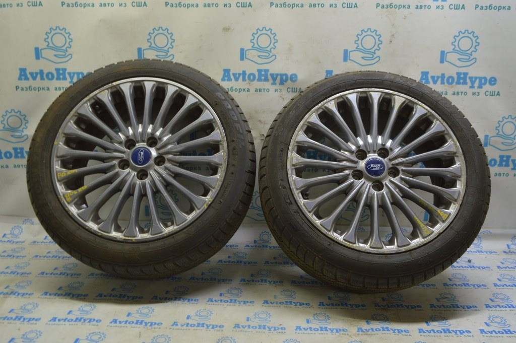 Комплект дисков titanium R18 5*108 Ford Fusion mk5 13-20 тип 4, бордюрка (06) без резины