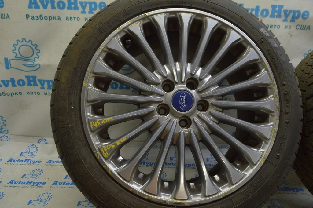 Комплект дисков titanium R18 5*108 Ford Fusion mk5 13-20 тип 4, бордюрка (06) без резины — фото 2
