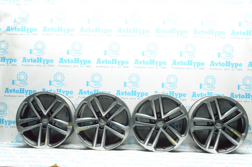 Комплект дискв 4шт R18x8,0J ET46 5X112 Audi A3 8V 15-20 без резины бордюрка (02)
