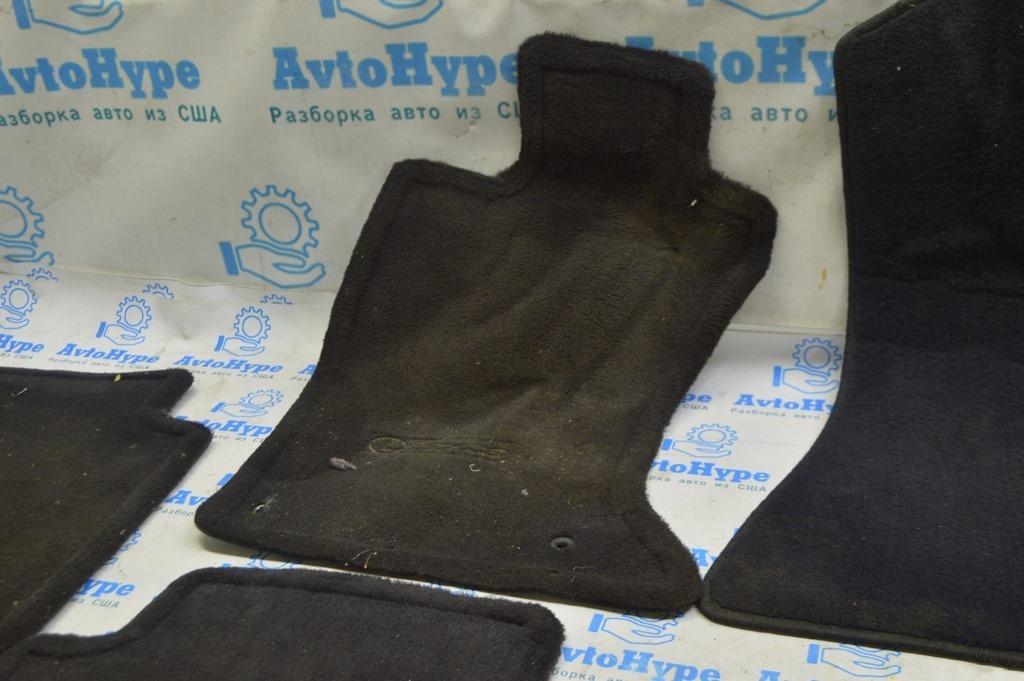 Комплект ковриков салона Lexus RX350 RX450h 16-22 тряпка черные, под химчистку (01) правый рул — фото 4