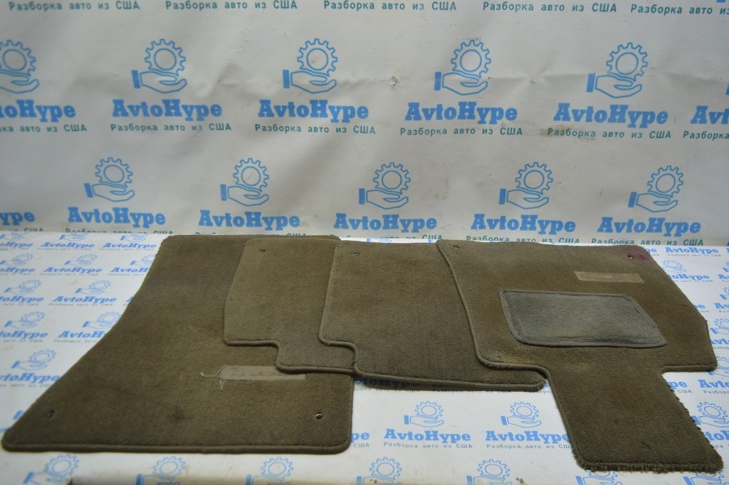 Комплект ковриков салонных 4шт беж Lexus LS460 LS600h 07-12 (01)
