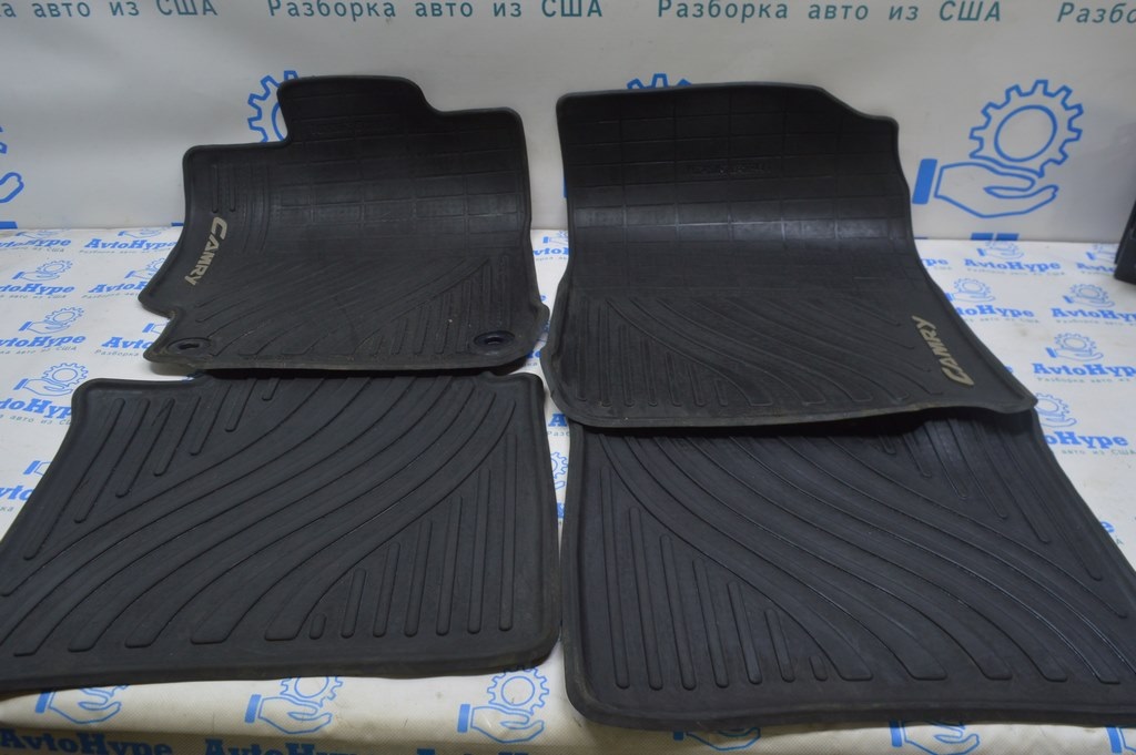 Комплект ковриков Toyota Camry v50 12-14 usa\euro (03) резина черн