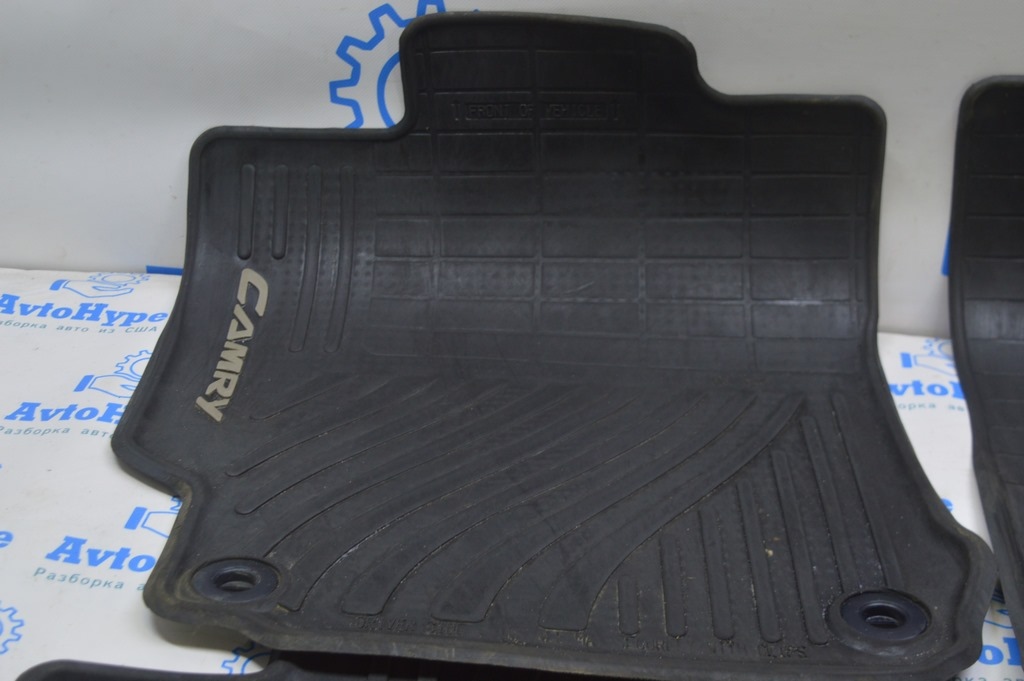 Комплект ковриков Toyota Camry v50 12-14 usa\euro (03) резина черн — фото 2
