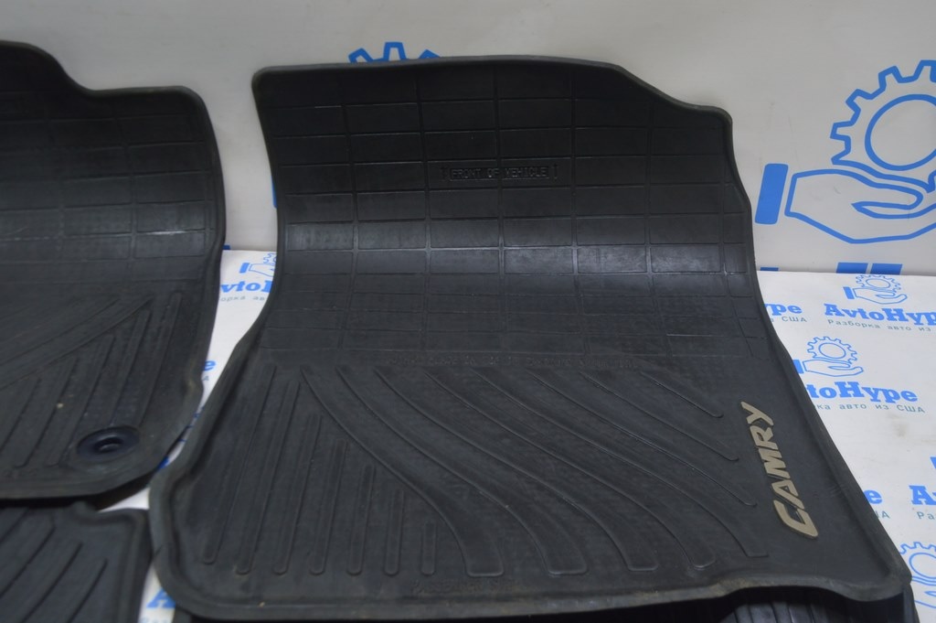 Комплект ковриков Toyota Camry v50 12-14 usa\euro (03) резина черн — фото 3