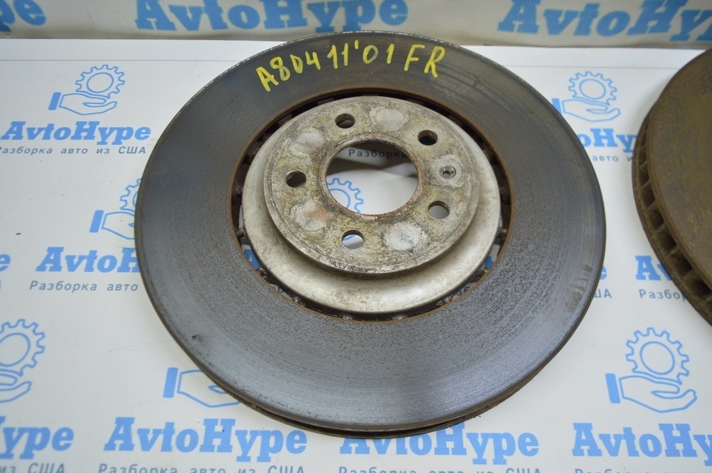 Комплект передних суппортов с дисками Audi A8 D4 10-17 (01) 4H0615123C 4G0615301K 360mm — фото 4
