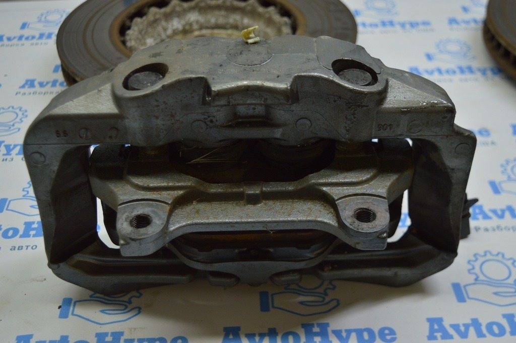 Комплект передних суппортов с дисками Audi A8 D4 10-17 (01) 4H0615123C 4G0615301K 360mm — фото 3