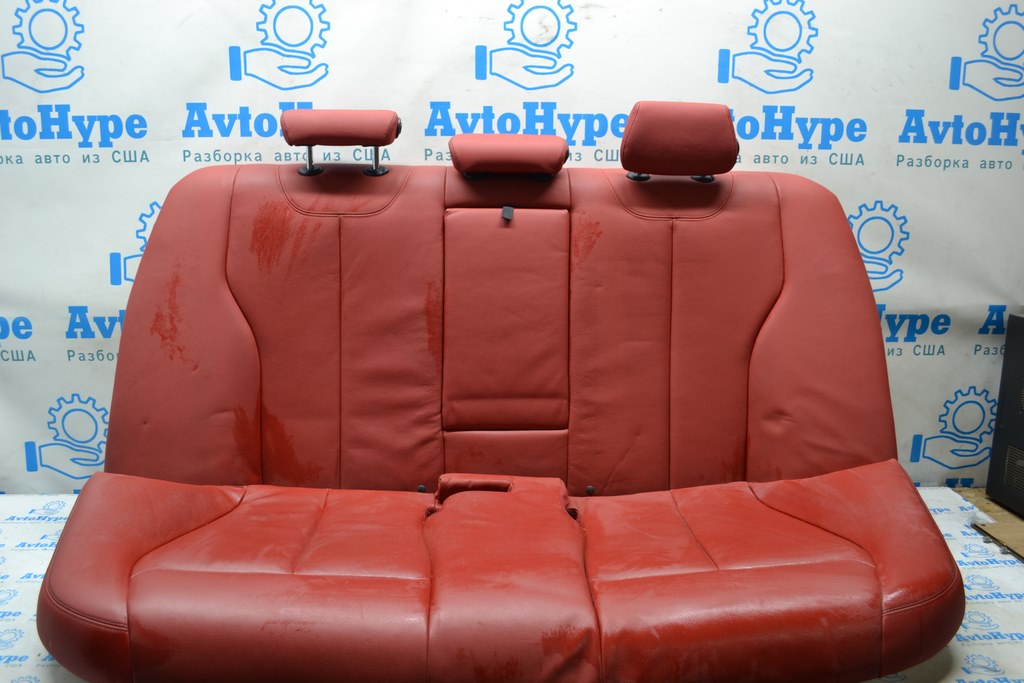 Комплект сидений с картами BMW 3 F30 14-18 с airbag, электро с памятью, кожа красн, Sport (03) — фото 3