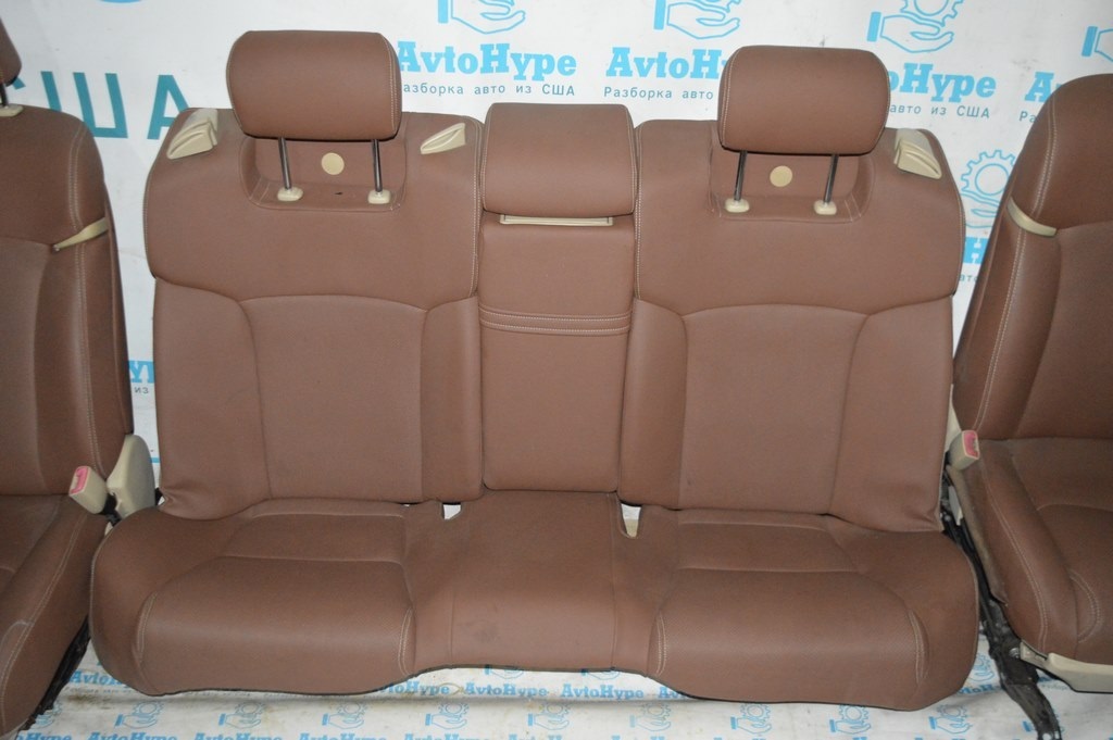 Комплект сидений Lexus GS300 GS350 GS430 GS450h 06-07 кожа коричнев,электр,вентиляц,подогр (02 — фото 2
