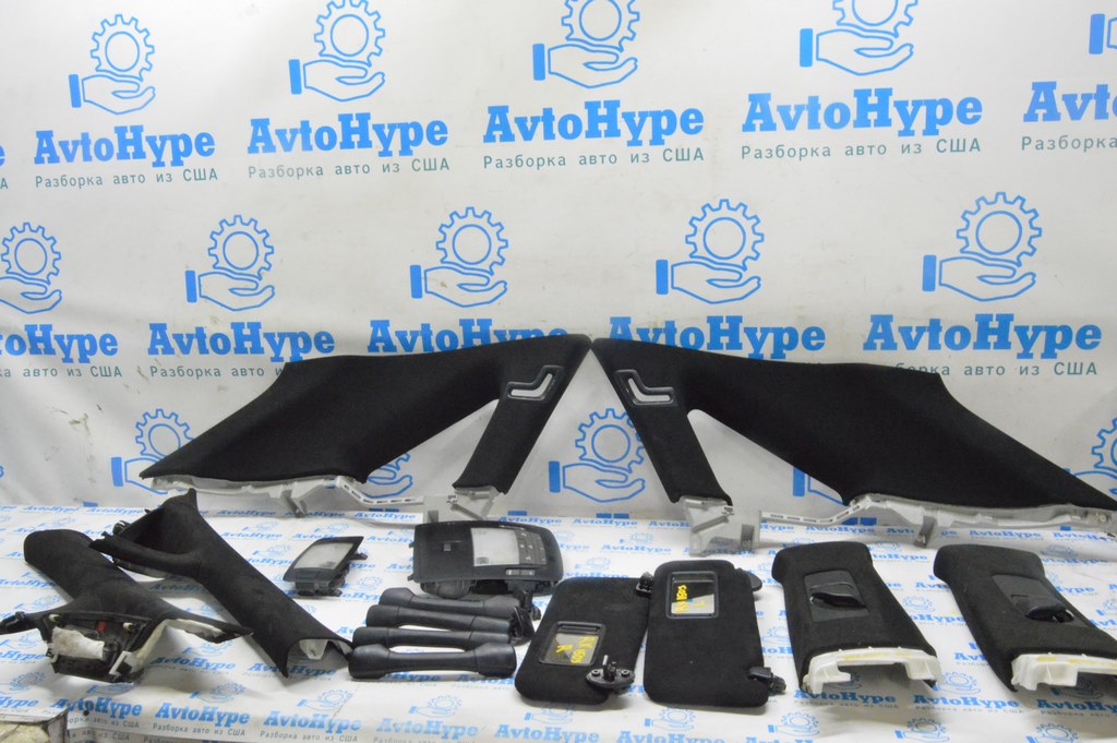 Комплект верхних обшивок салона Lexus RX350 RX450h 10-15 черн (03) царапины