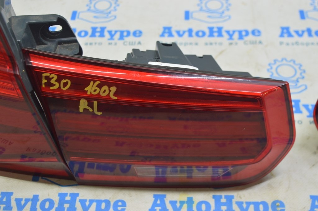 Комплект задней оптики BMW 3 F30 16-18 рест, светлый (02) — фото 4
