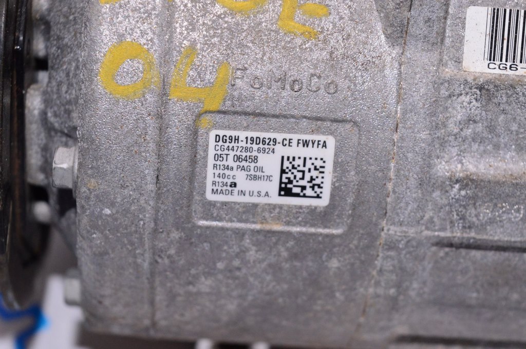 Компрессор кондиционера Ford Edge 16- 2.0T (04) — фото 2