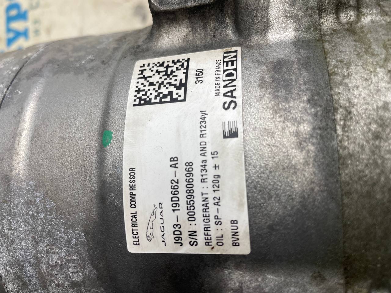 Компрессор кондиционера Jaguar I-Pace 19-25 (01) J9D319D662AB — фото 4