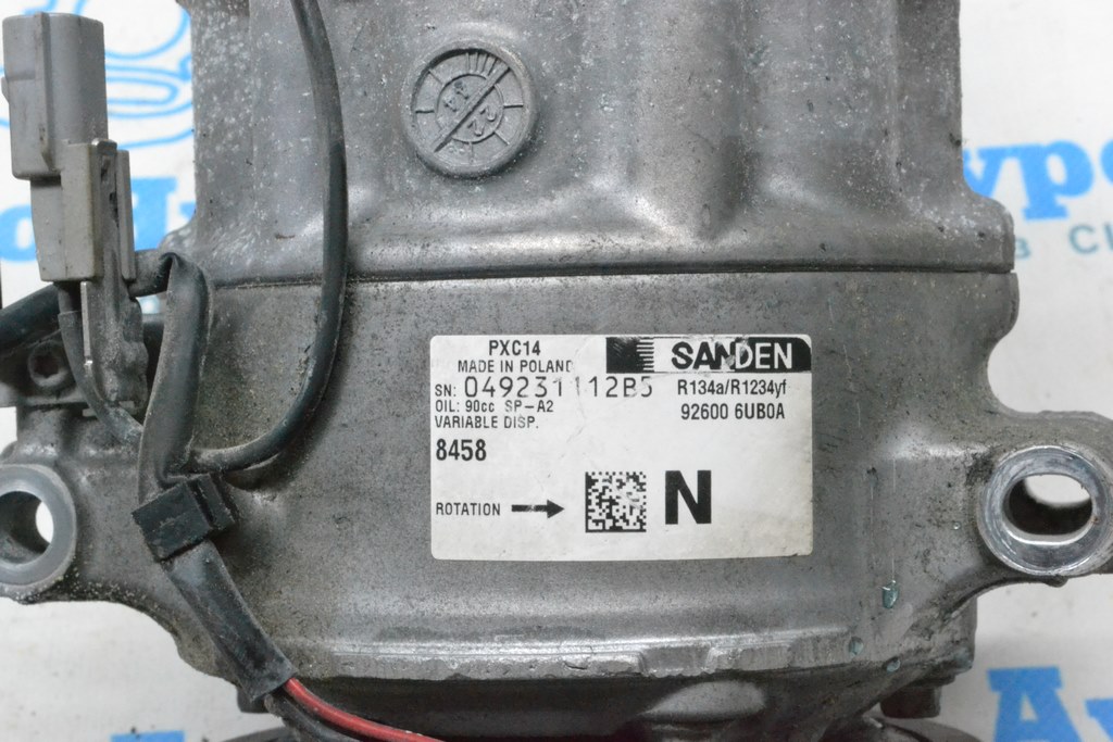 Компрессор кондиционера Nissan Qashqai 21- 1.3Т (01) — фото 3