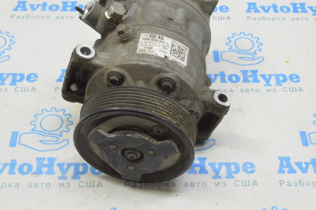 Компрессор кондиционера Skoda Octavia III A7 13-20 — фото 3
