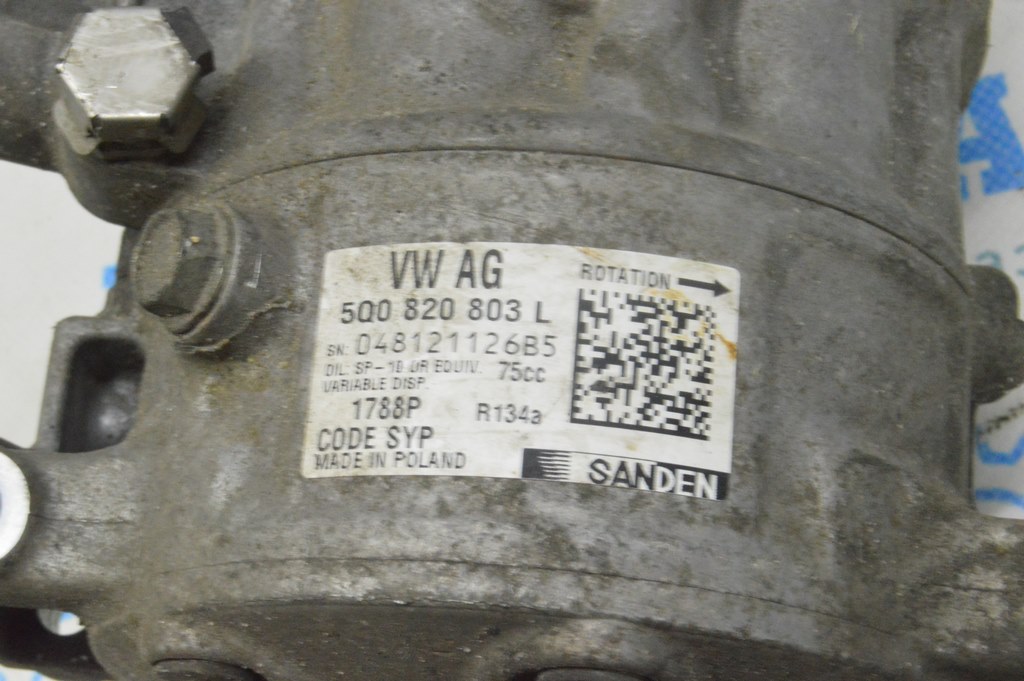 Компрессор кондиционера Skoda Octavia III A7 13-20 — фото 4