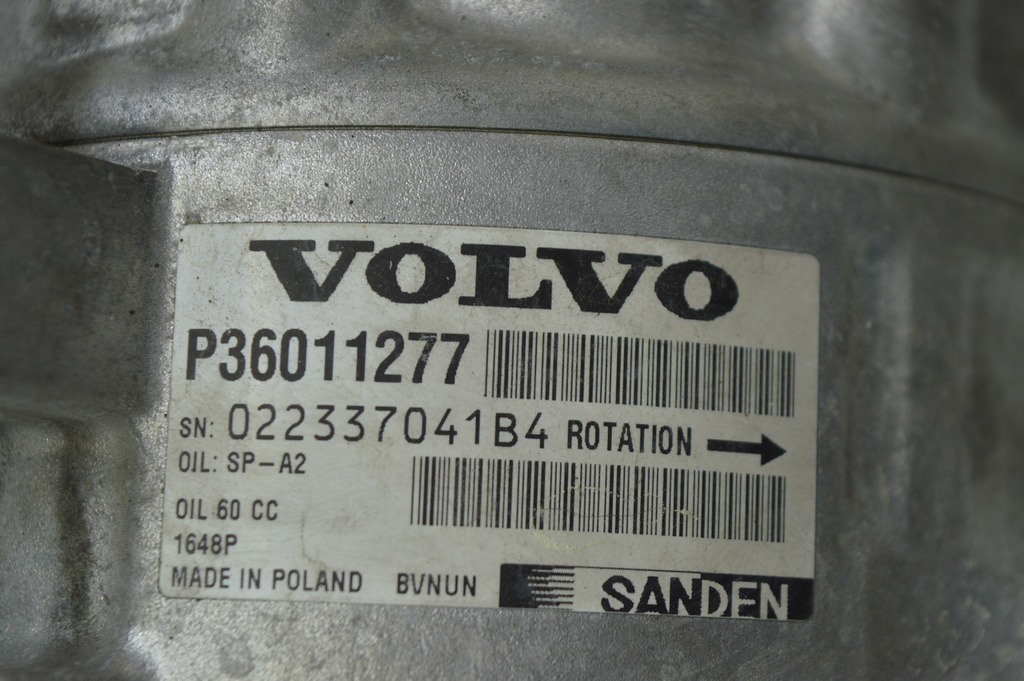 Компрессор кондиционера Volvo S90 16- (01) — фото 2