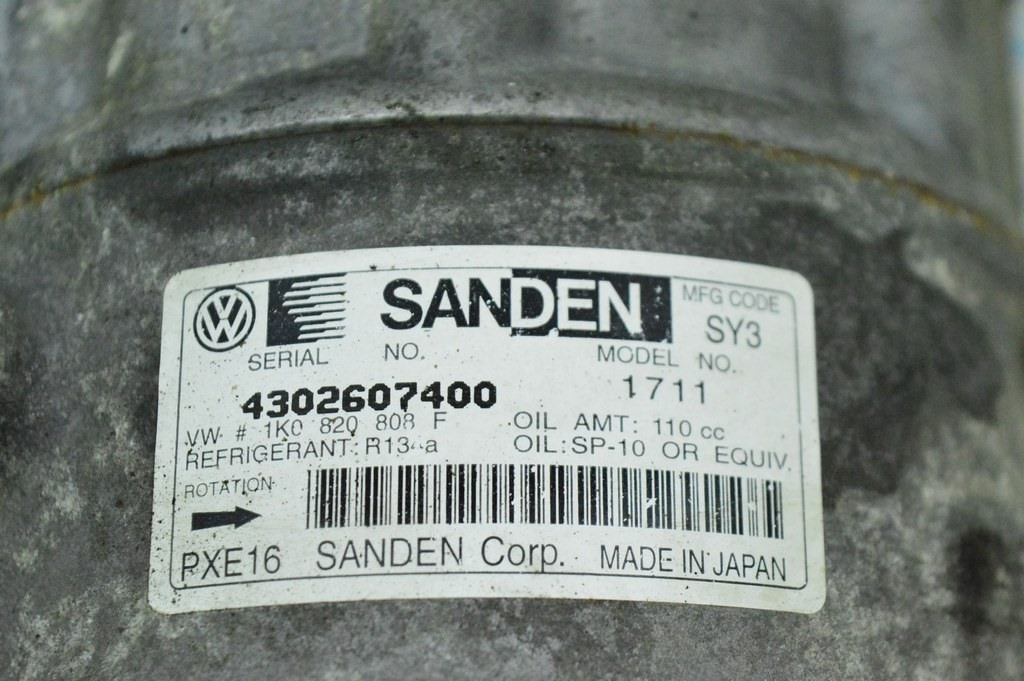 Компрессор кондиционера VW Jetta 11-18 USA 1.8T (03) — фото 2