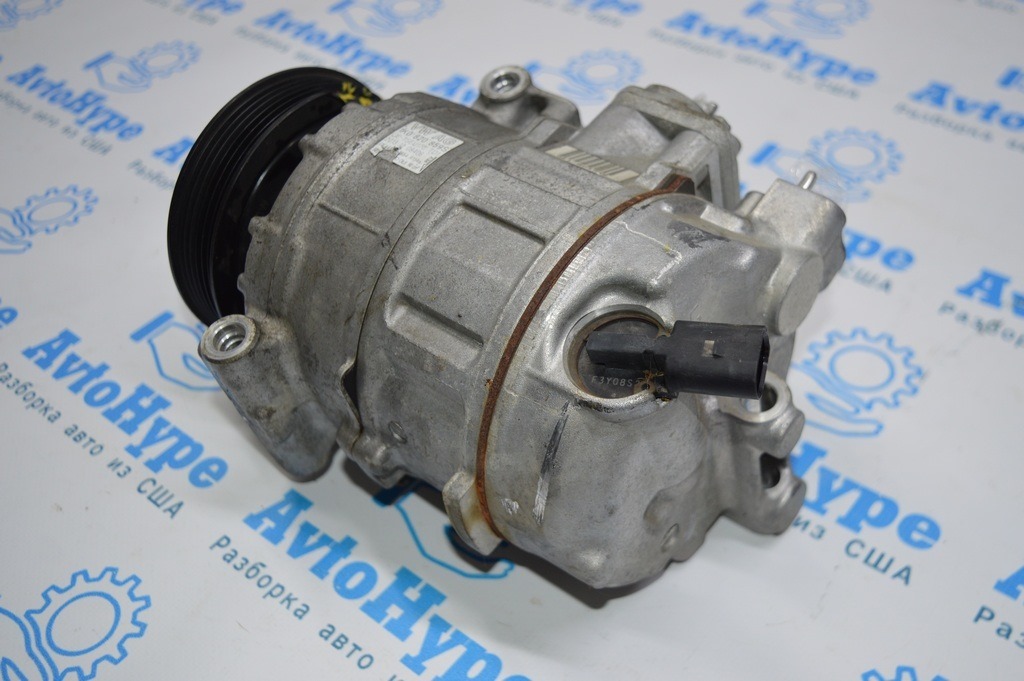Компрессор кондиционера VW Passat b7 USA 1.8T (05) деф.шкива — фото 3