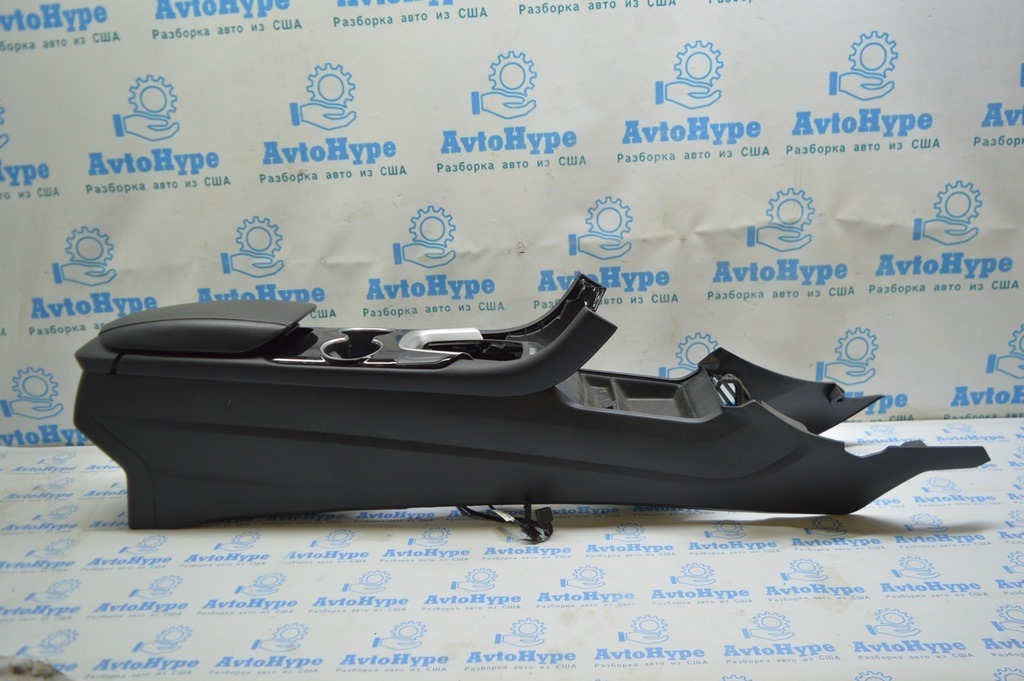 Консоль центральная подлокотник Ford Fusion mk5 13-16 черн,с воздуховодом,без накладки (05)