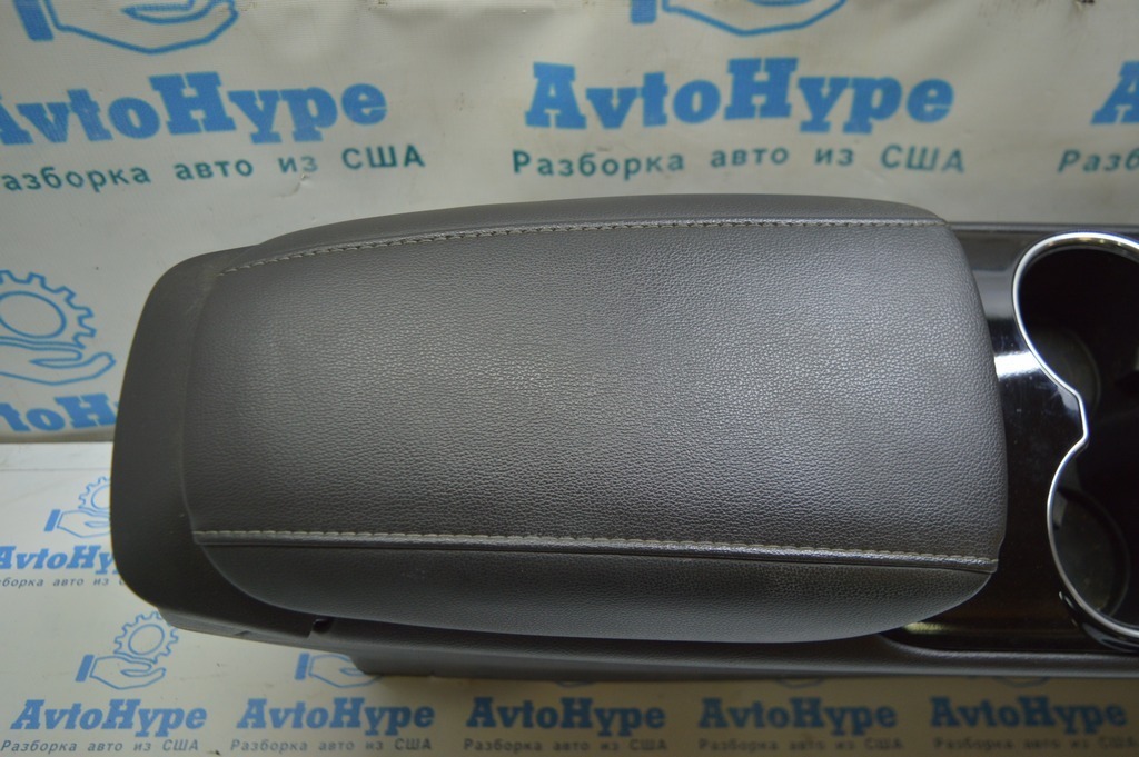 Консоль центральная подлокотник Ford Fusion mk5 13-16 черн,с воздуховодом,без накладки (05) — фото 3