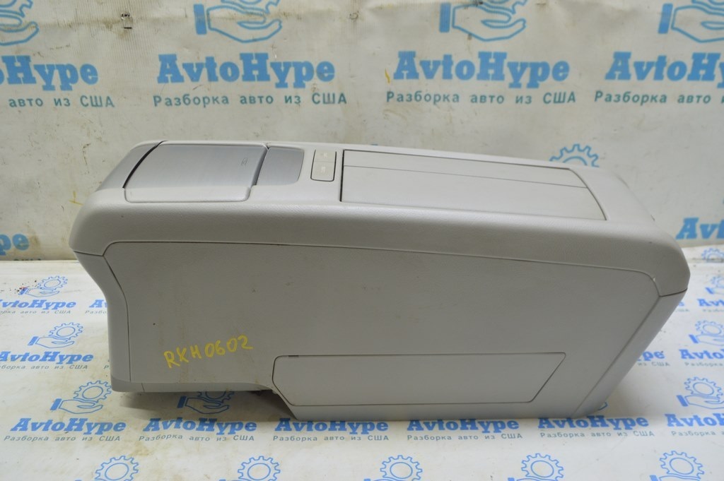 Консоль центральная подлокотник и подстаканники Lexus RX350 RX400h 04-09 серая (02)