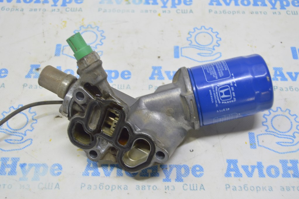 Корпус маслянного фильтра Acura MDX 07-10 3.7, с датчиками — фото 2