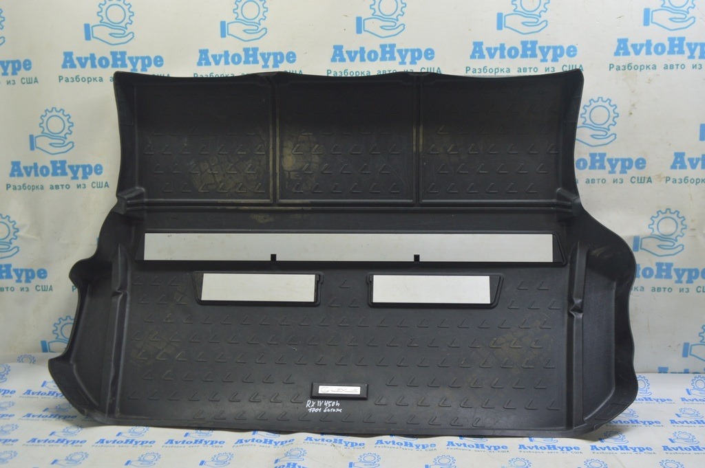 Коврик багажника Lexus RX350 RX450h 16-22 резина черный с вставками
