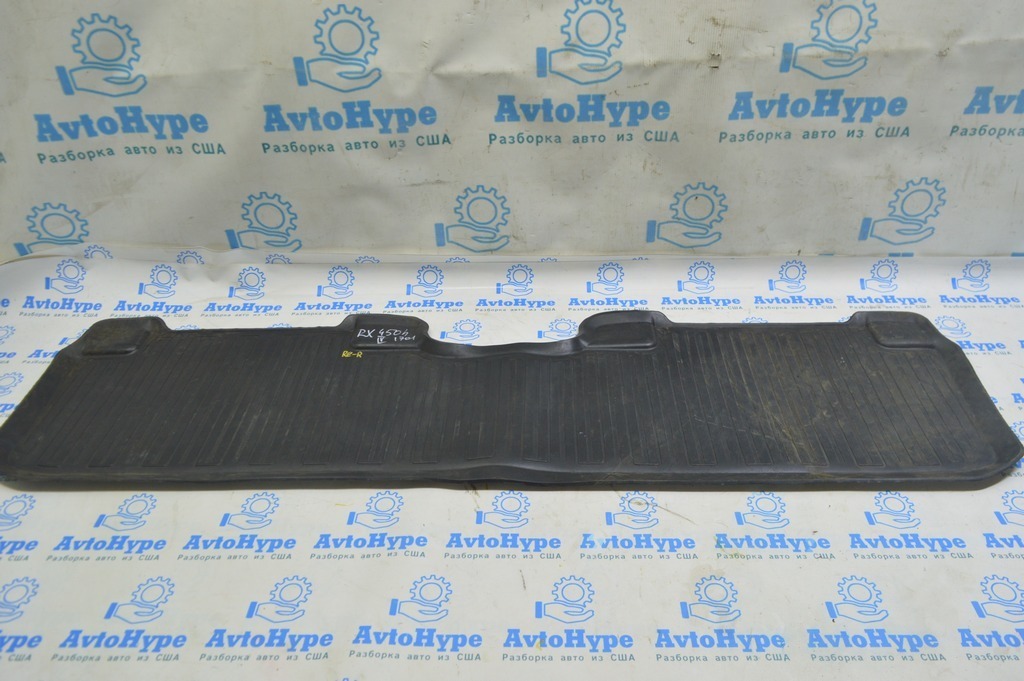 Коврик салона задний Lexus RX350 RX450h 16-22 резина черный