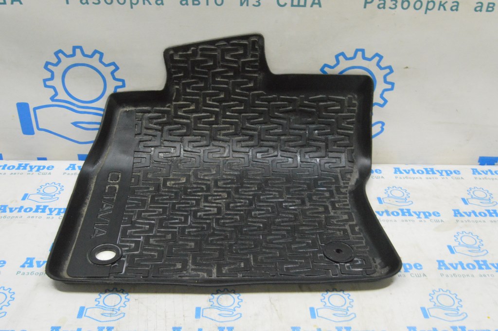 Коврик водительский резиновый Skoda Octavia III A7 13-20