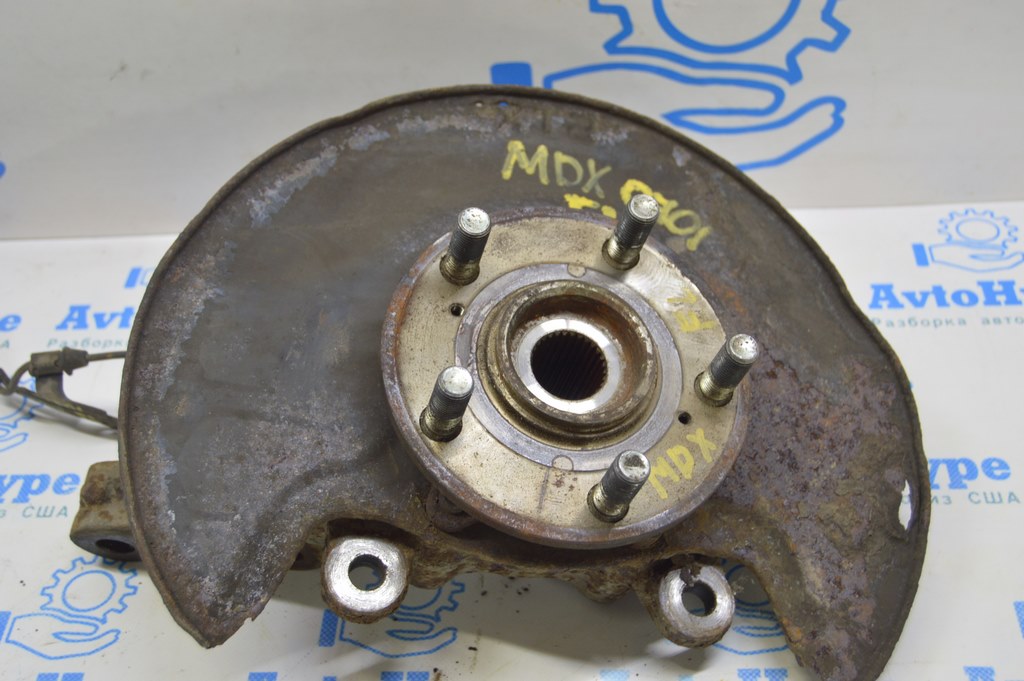Кожух тормозного диска перед лев Acura MDX 07-13 (01) ржавый