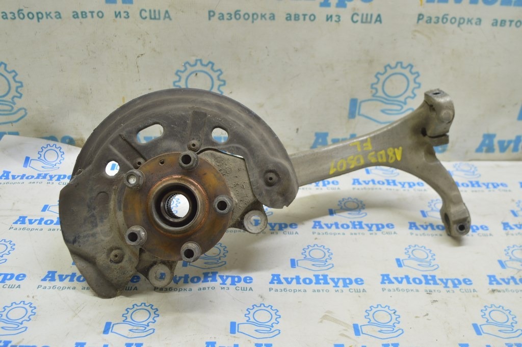 Кожух тормозного диска перед лев Audi A8 D3 03-09 321мм