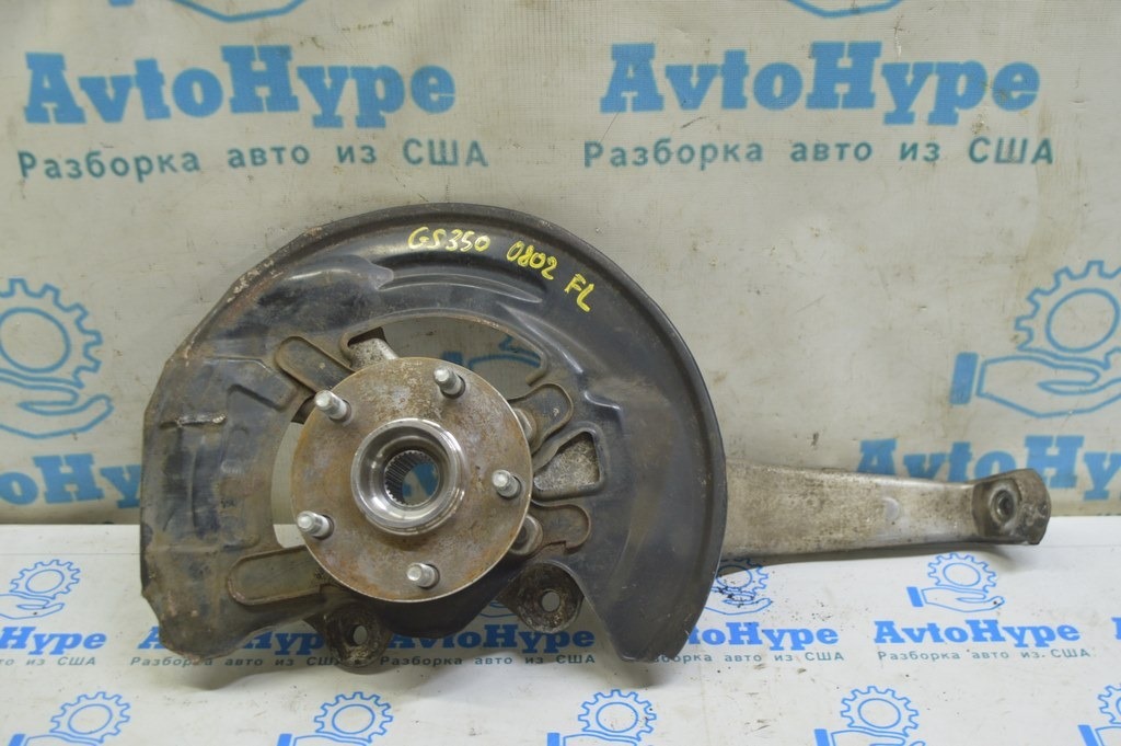 Кожух тормозного диска передний левый Lexus GS350 GS430 07-11 awd