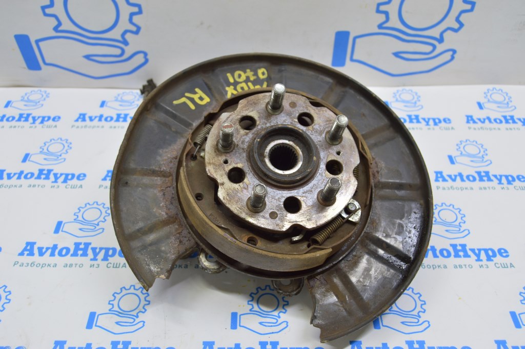 Кожух тормозного диска зад лев Acura MDX 07-13 (01) ржавый