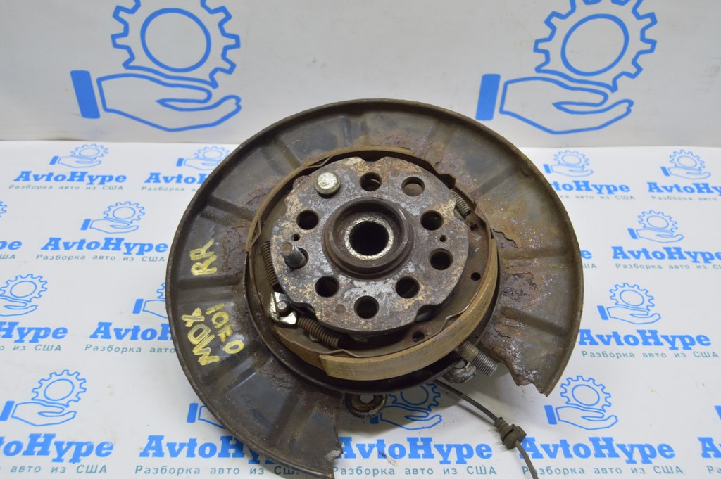 Кожух тормозного диска зад прав Acura MDX 07-13 (01) ржавый